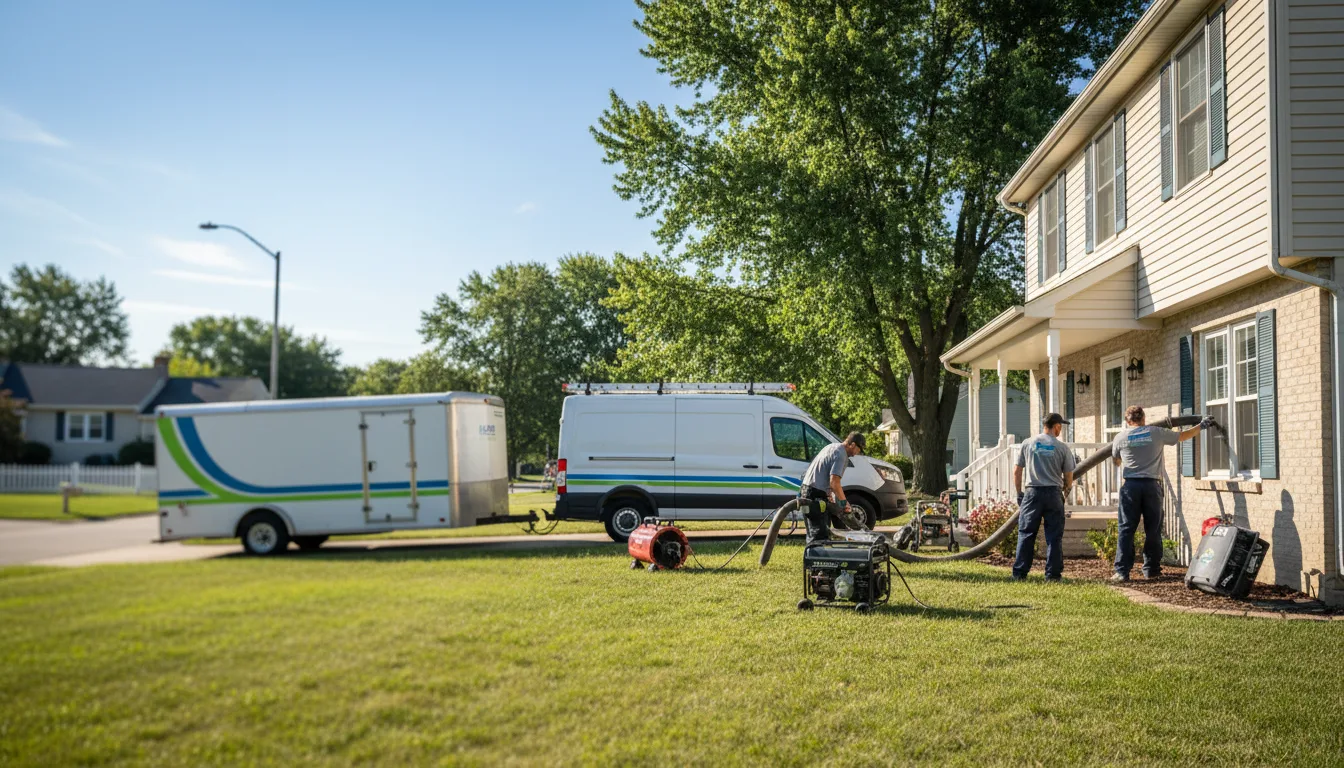 Flooded Basement Restoration And Cleanup With Repair in Woodston, KS near me